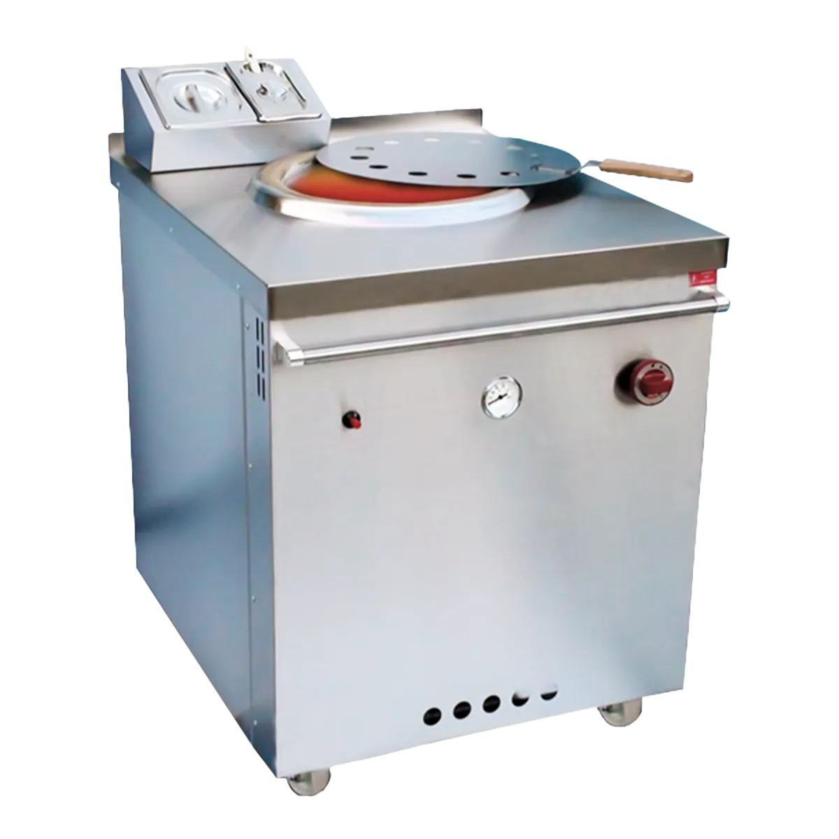 Horno tandoori a gas NTGAS TD-26 en acero inoxidable